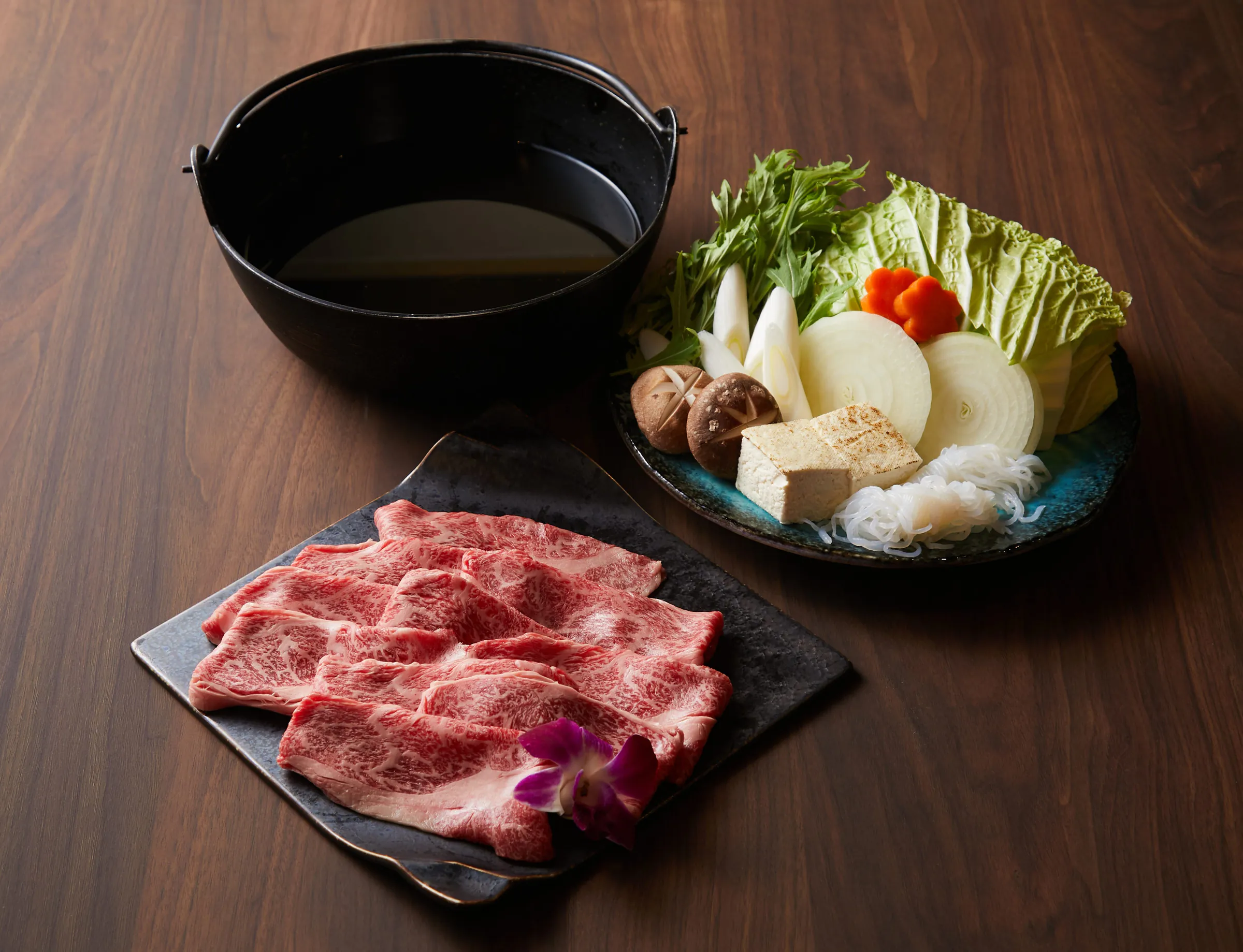 近江牛の焼きすき